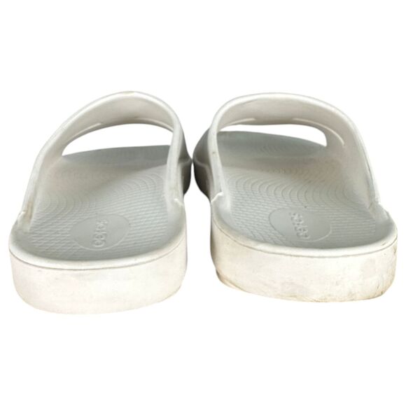 Oofos Ooahh Slide Nomad White Women's Size 12 - Picture 6 of 7